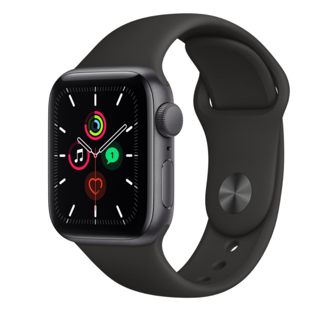 Apple Watch SE 40 MM Space Grey Black Sport Band